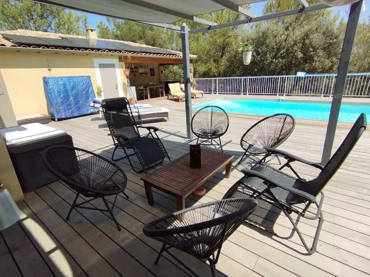 Villa 6 personnes avec piscine privée à Collias - Photo 3