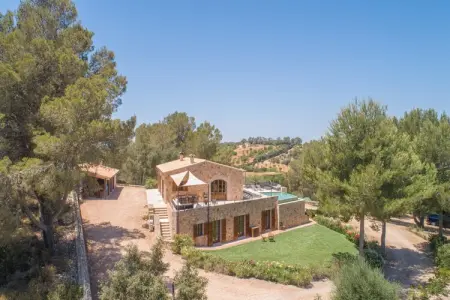 Location maison à Sant Joan, Sa Tanca à Sant Joan avec piscine à débordement