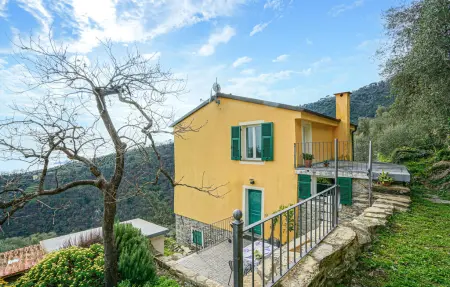Maison vue mer à Chiavari, terrasse panoramique : photo 10