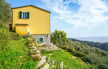 Maison vue mer à Chiavari, terrasse panoramique : photo 12