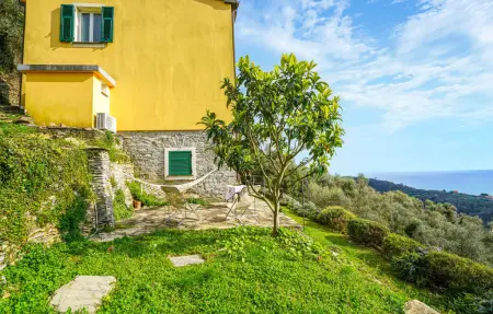 Maison vue mer à Chiavari, terrasse panoramique : photo 14