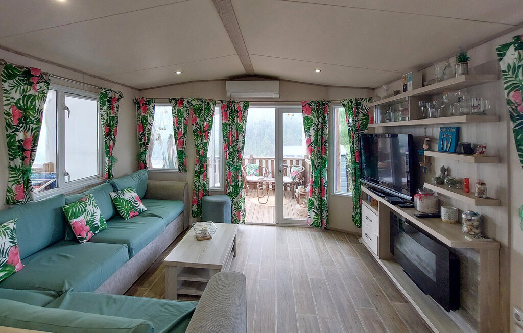 Mobil-home 2 chambres avec piscine chauffée à Saint-Julien-en-Born - Photo 3