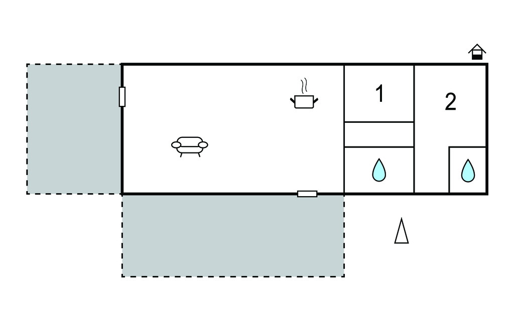 Mobil-home 2 chambres avec piscine chauffée à Saint-Julien-en-Born - Photo 25