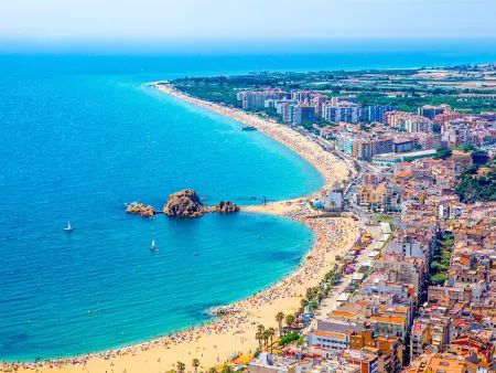 Appartement 3 chambres à Blanes, vue port, plage à pied : photo 25