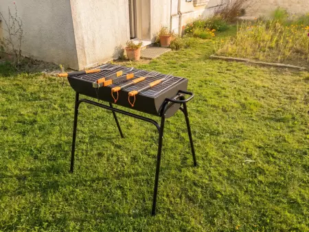 Maison avec jardin clôturé et barbecue à Raslay, 6 personnes : photo 11