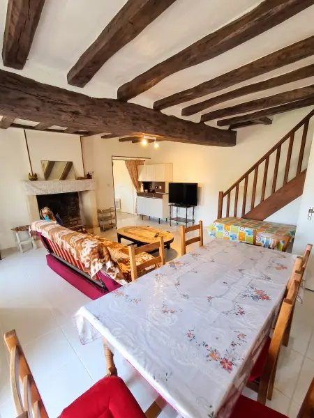 Maison avec jardin clôturé et barbecue à Raslay, 6 personnes : photo 13