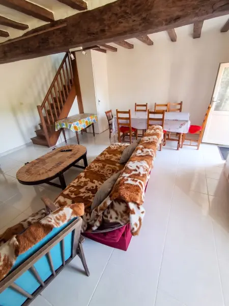 Maison avec jardin clôturé et barbecue à Raslay, 6 personnes : photo 14
