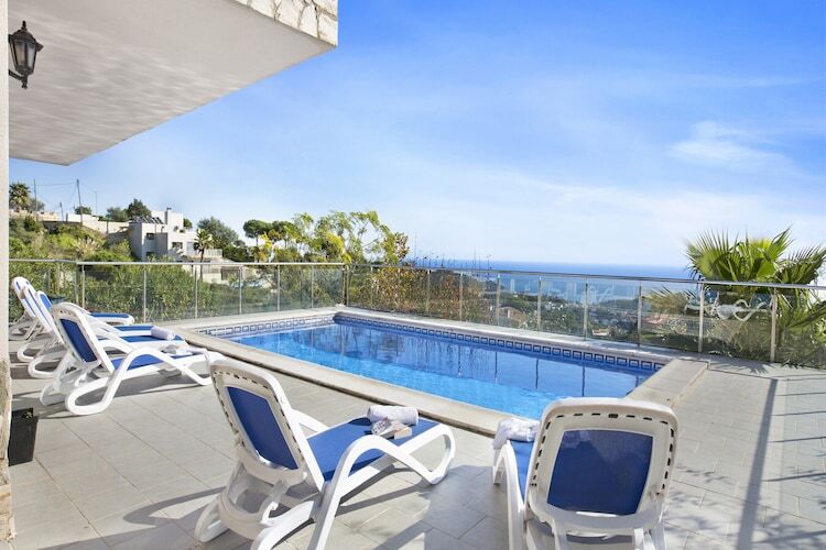 Villa Garbi Lloret de Mar - Piscine et vue mer - Photo 19