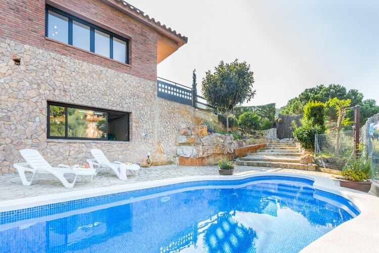 Villa Ponent à Lloret de Mar, piscine privée près de Cala Canyelles - Photo 1