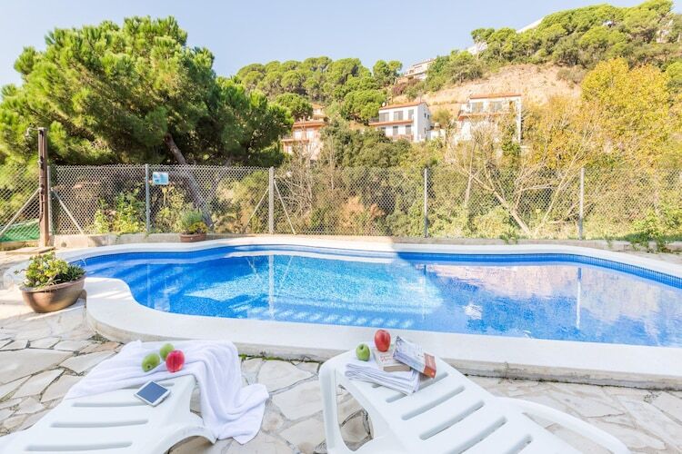 Villa Ponent à Lloret de Mar, piscine privée près de Cala Canyelles - Photo 9