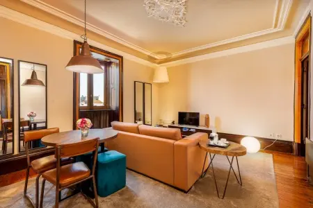 Location appartement à Oporto, Séjour au centre de Porto avec balcon