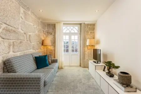 Location appartement à Oporto, Retraite avec vue sur la rivière à Porto