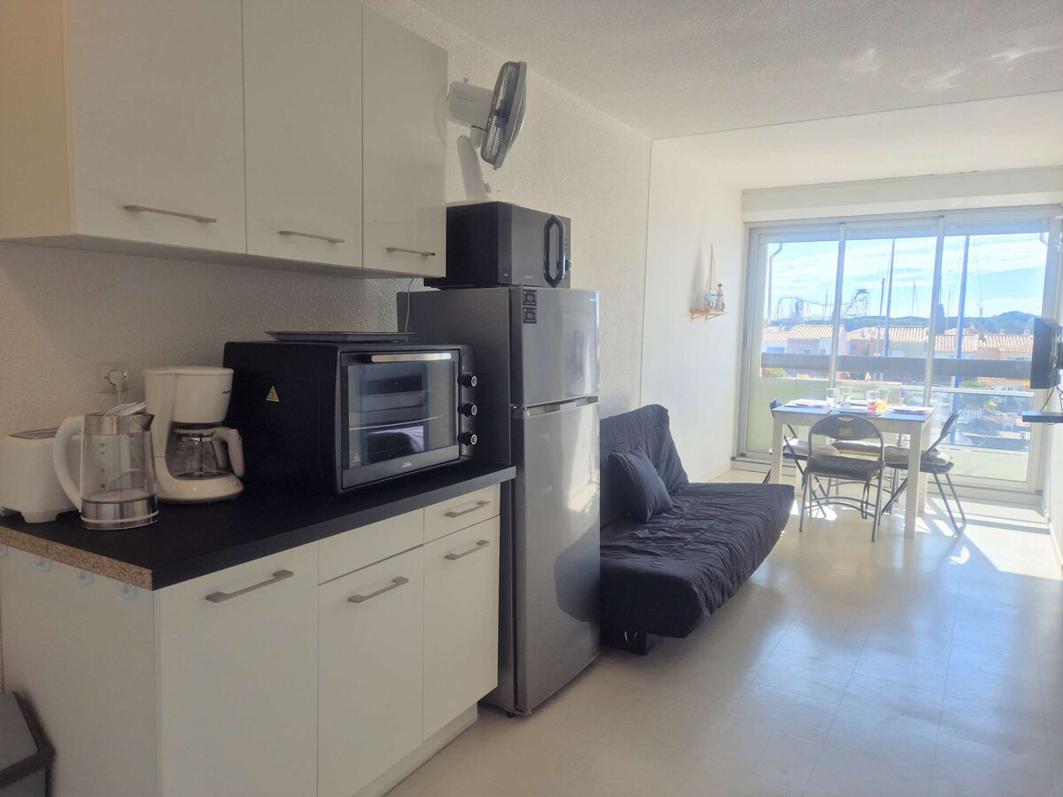 Studio cabine 4 pers. avec parking et vue mer - Cap d'Agde - Photo 2