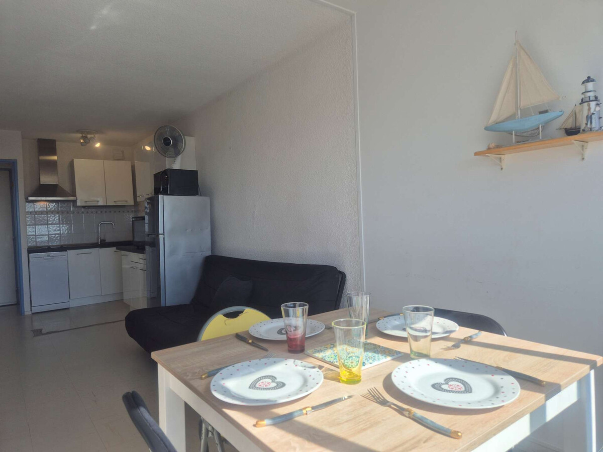 Studio cabine 4 pers. avec parking et vue mer - Cap d'Agde - Photo 5