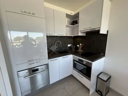 Studio 2 pers. Port Camargue, terrasse vue mer et piscine : photo 8