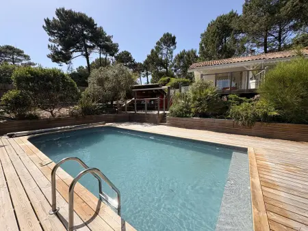 Villa 4 chambres avec piscine chauffée au Cap Ferret, Dunes de Piquey : photo 2
