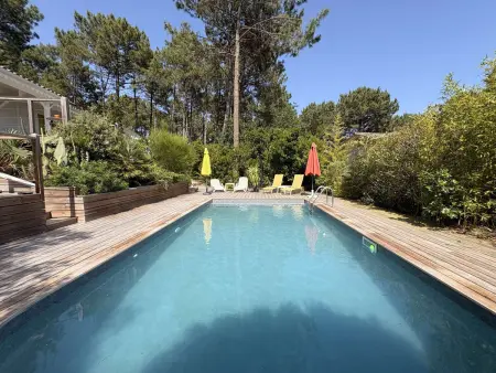 Villa 4 chambres avec piscine chauffée au Cap Ferret, Dunes de Piquey : photo 3