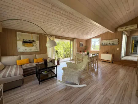 Villa 4 chambres avec piscine chauffée au Cap Ferret, Dunes de Piquey : photo 5