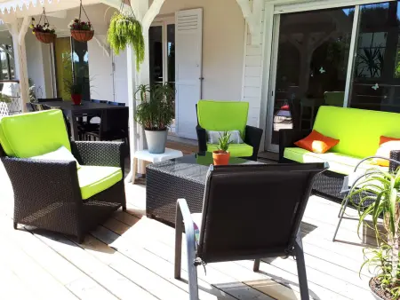 Villa 4 chambres avec piscine chauffée au Cap Ferret, Dunes de Piquey : photo 22