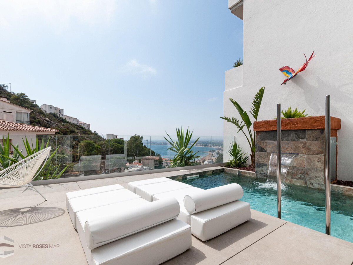 Villa moderne 4 chambres, piscine privée, vue Baie de Roses - Photo 18