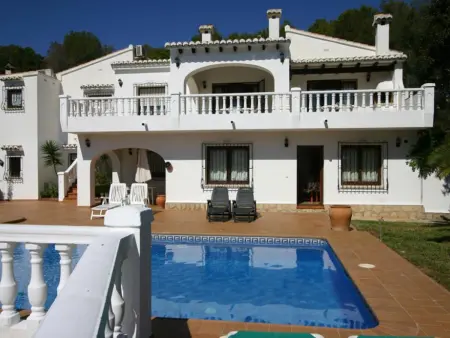 Location villa à Moravit, Villa classique avec piscine privée à 1 km de la plage - Moraira, Costa Blanca, 6 personnes