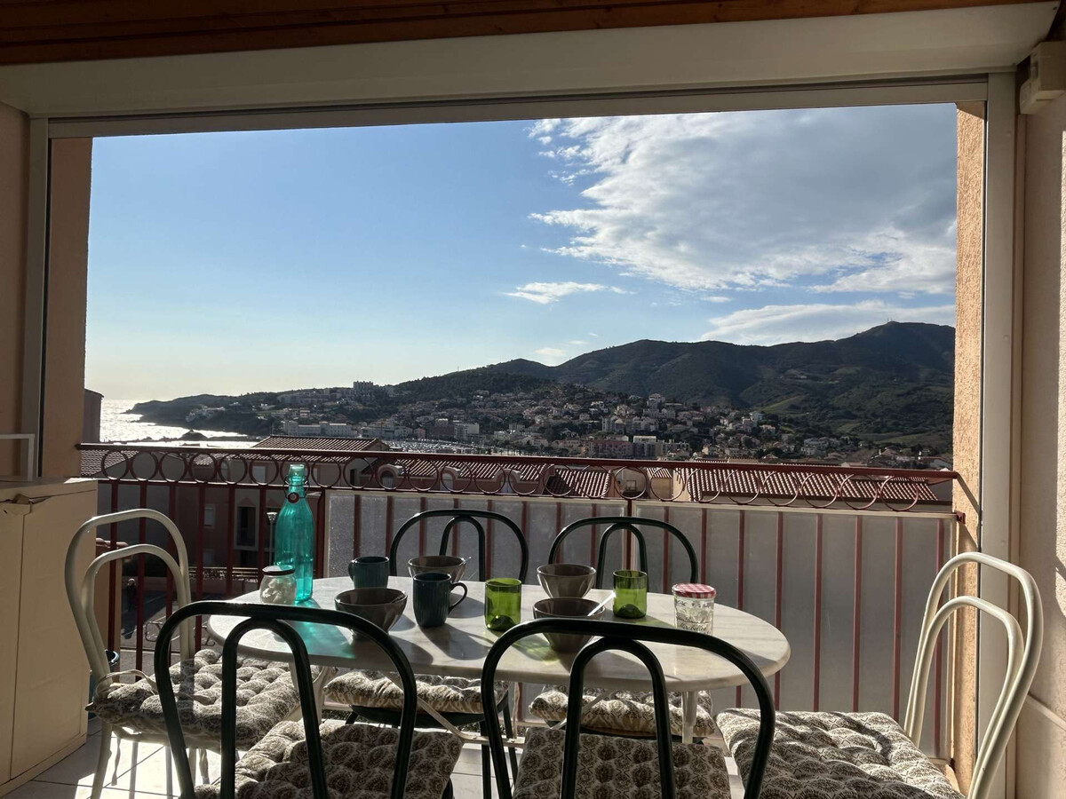 Appartement vue mer à Banyuls, parking privé - Photo 1
