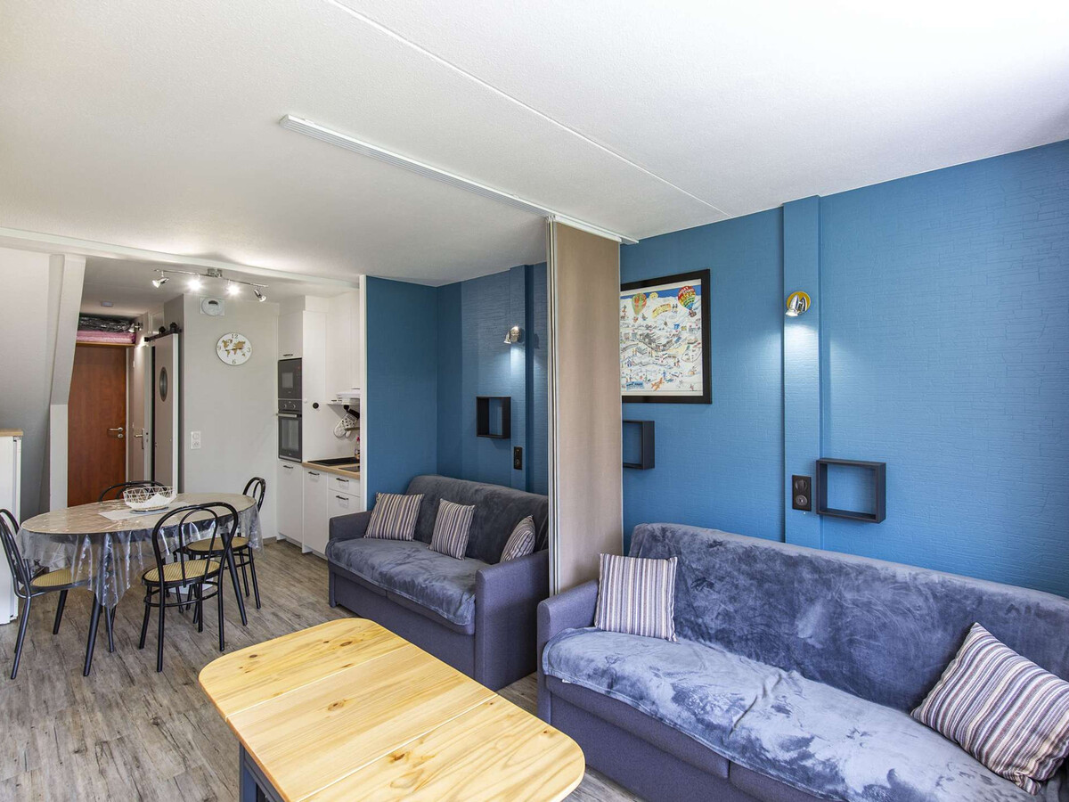 Studio 4 pers balcon sud face pistes, skis aux pieds - Photo 6