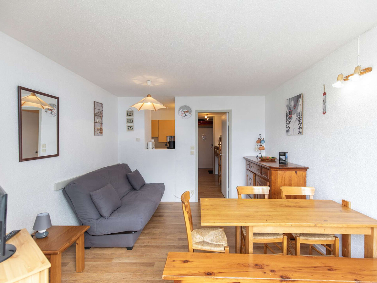 Studio 5 pers. La Mongie, balcon pistes, casier skis - Photo 3