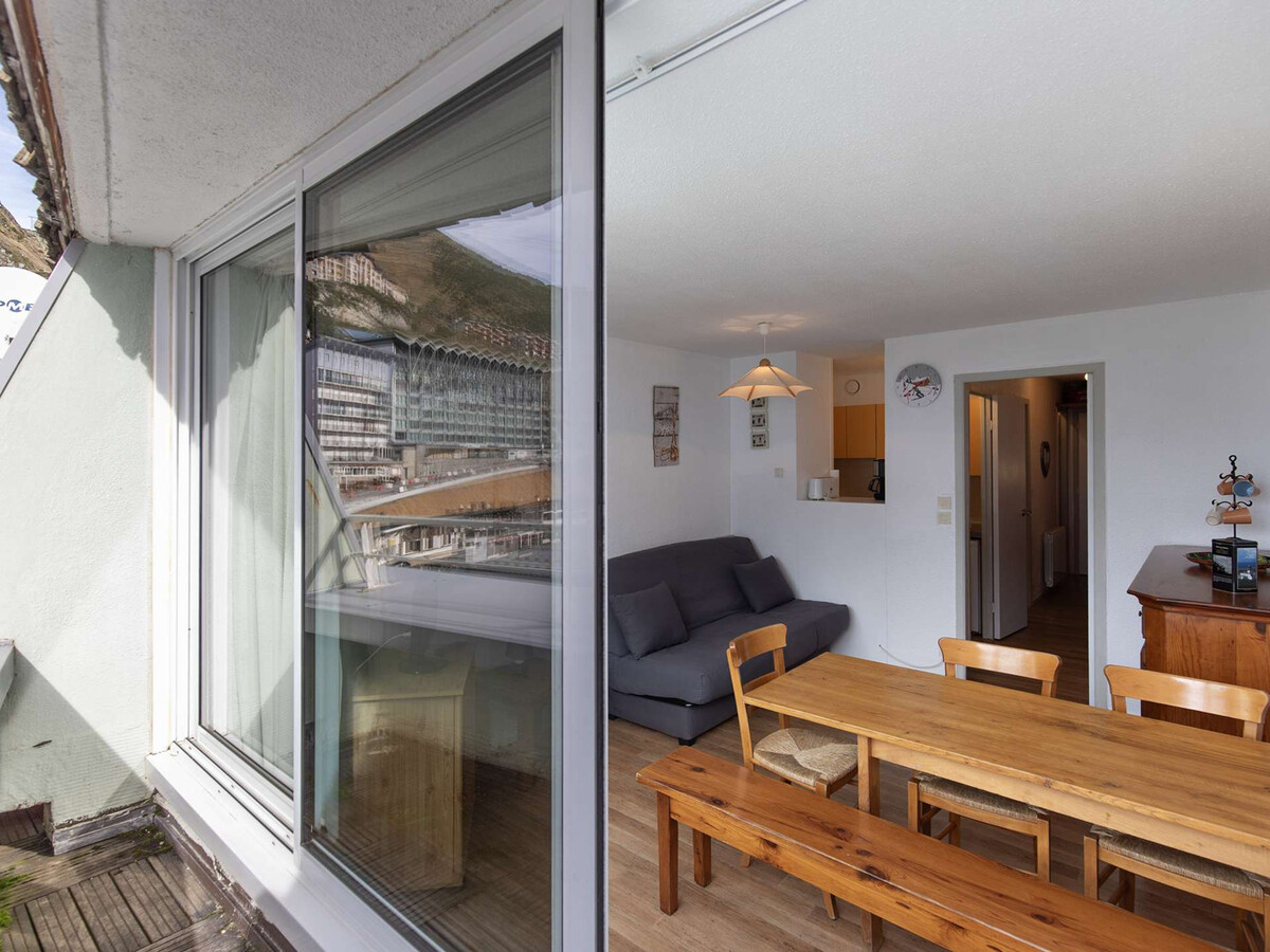 Studio 5 pers. La Mongie, balcon pistes, casier skis - Photo 8