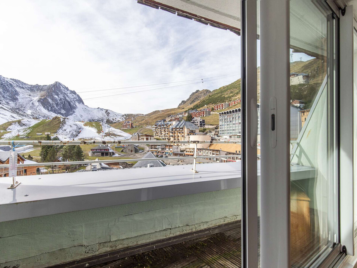 Studio 5 pers. La Mongie, balcon pistes, casier skis - Photo 9