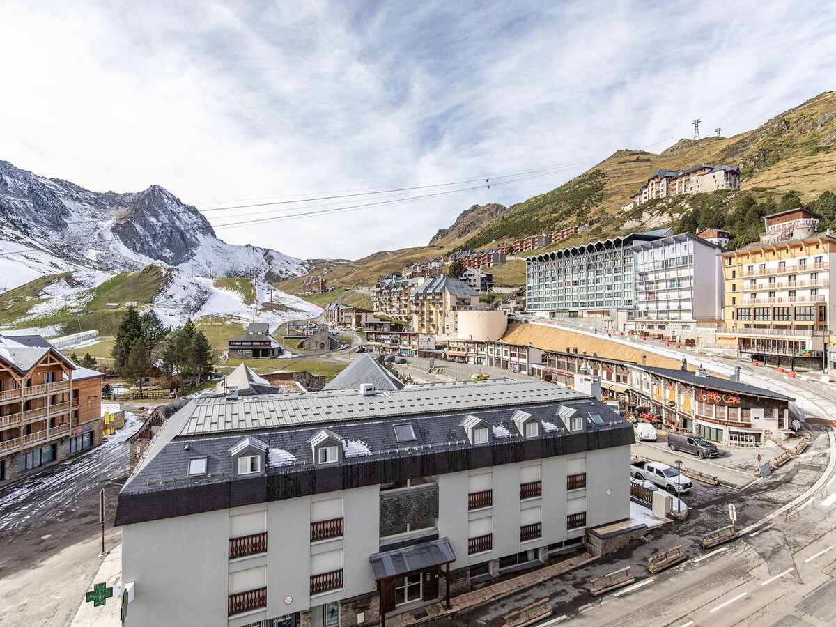 Studio 5 pers. La Mongie, balcon pistes, casier skis - Photo 10