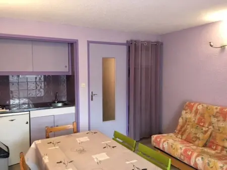 Location appartement à La Mongie, Studio Cabine 4 Pers. - Balcon, Parking Couvert, à 50m des Pistes