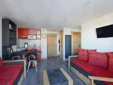 Location appartement à La Plagne Montchavin Les Coches, Appartement rénové 5 pers - Animaux admis, Parking gratuit