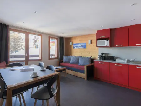 Location appartement à La Plagne Montchavin Les Coches, Appartement rénové 3 pièces avec espace bien-être et animaux admis