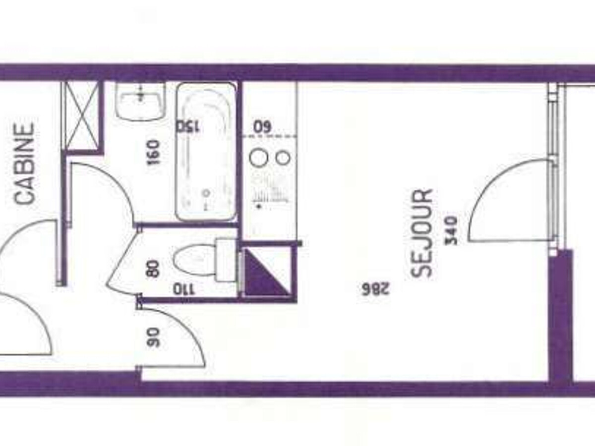 Studio 25 m² skis aux pieds, balcon Sud-Ouest aux Menuires - Photo 13