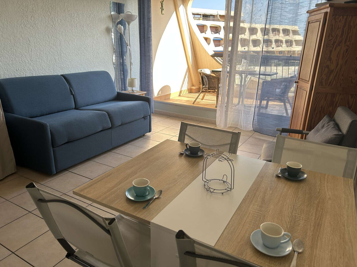 Studio cabine 4 couchages, piscine et port, Port Camargue - Photo 8