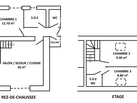 Maison de Campagne au Calme avec Terrasse, 3 Chambres - Photo 11