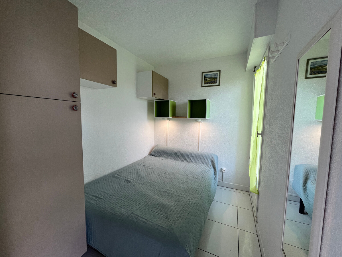 Appartement 2P cabine face mer à Sète, clim & parking - Photo 3