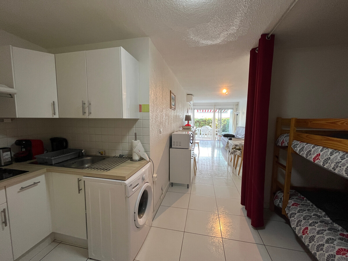 Appartement 2P cabine face mer à Sète, clim & parking - Photo 9