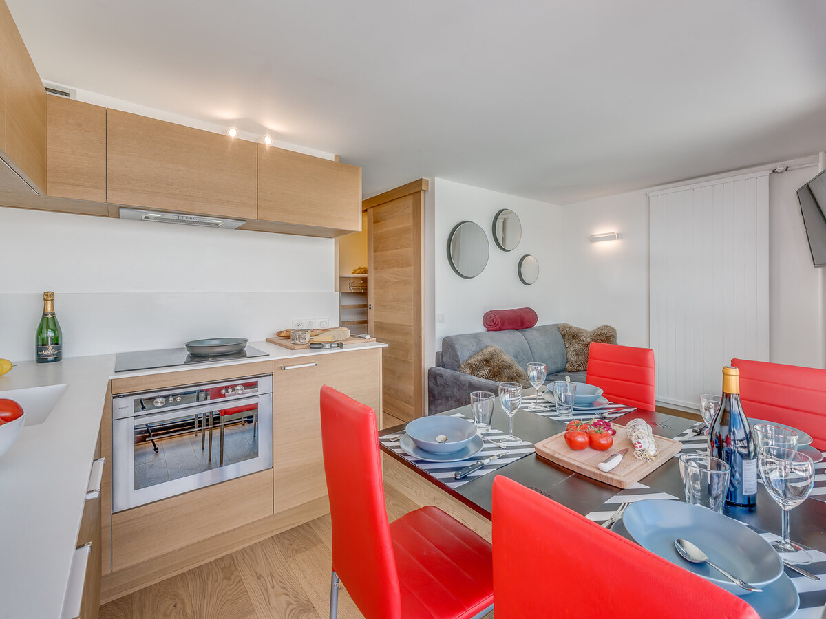 Studio cabine rénové 4 pers, 6e étage vue pistes à Tignes - Photo 1