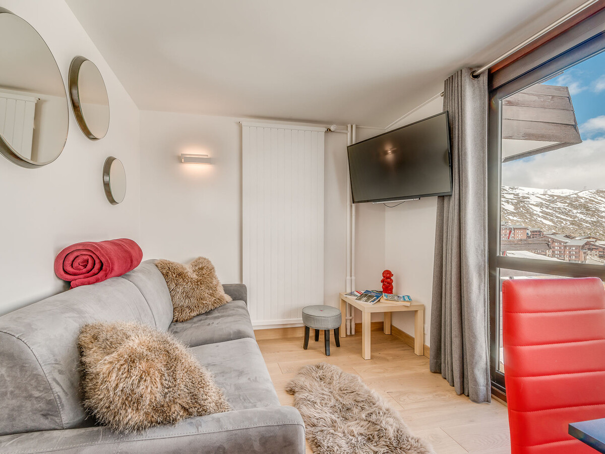 Studio cabine rénové 4 pers, 6e étage vue pistes à Tignes - Photo 3