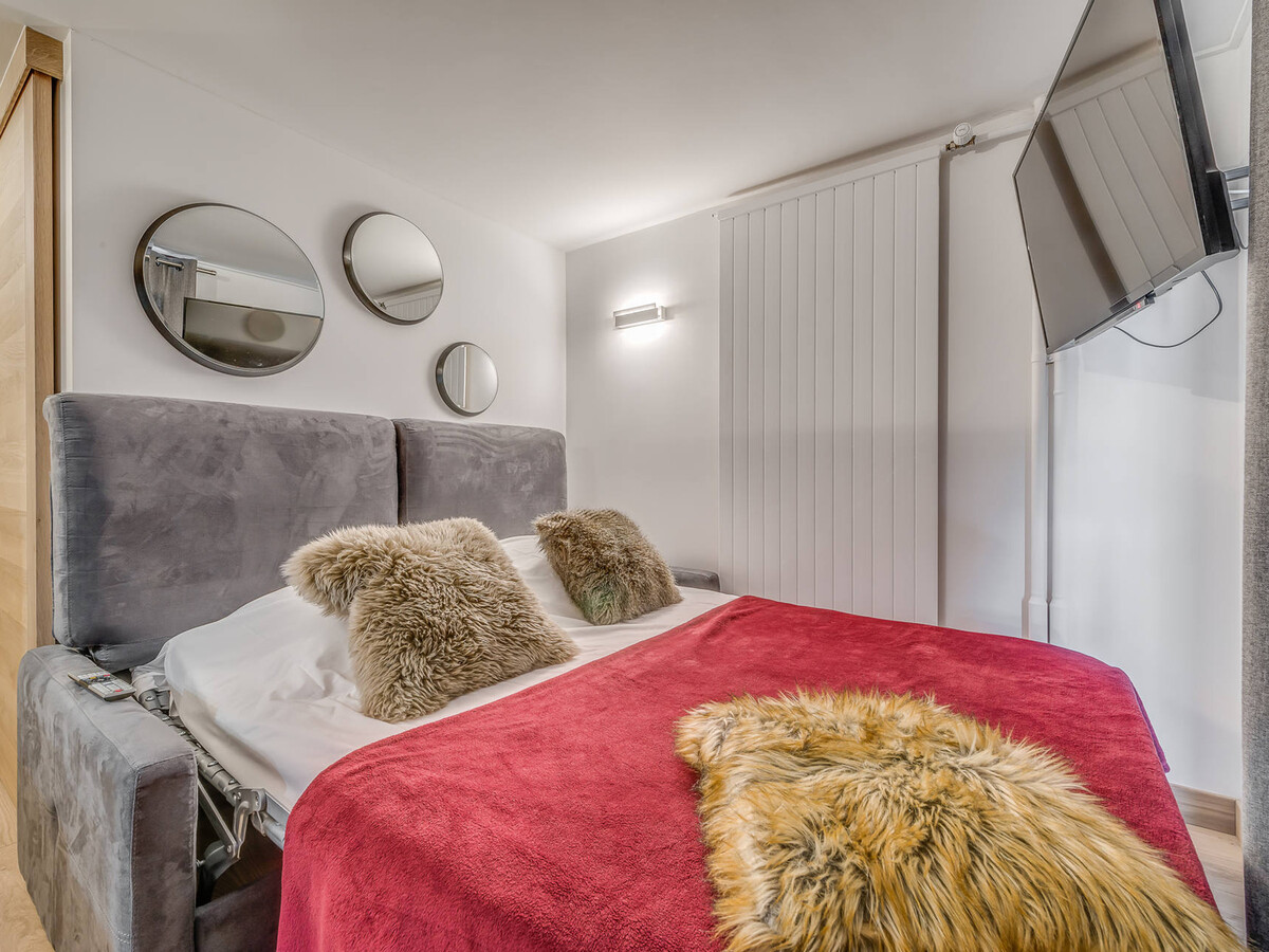 Studio cabine rénové 4 pers, 6e étage vue pistes à Tignes - Photo 10