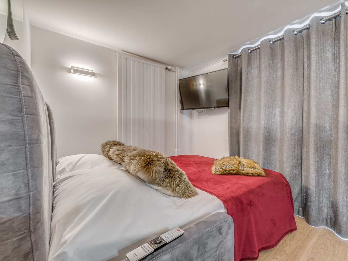 Studio cabine rénové 4 pers, 6e étage vue pistes à Tignes - Photo 11