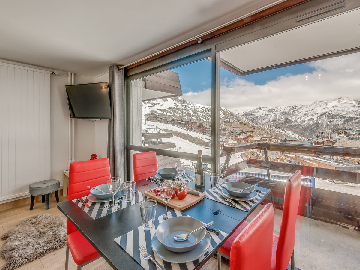 Studio cabine rénové 4 pers, 6e étage vue pistes à Tignes - Photo 15