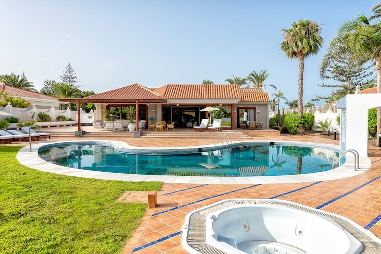 Chalet 7 chambres avec piscine chauffée à Maspalomas - Photo 1