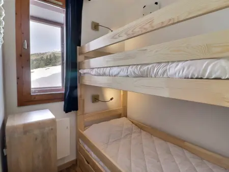 Appartement 2 pièces cabine à Méribel, pistes au pied, balcon plein sud : photo 5