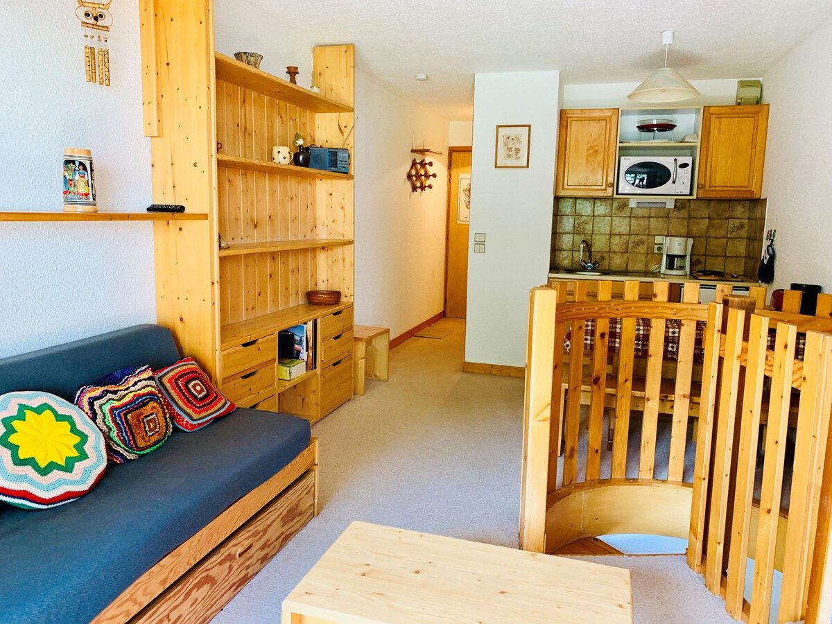 Duplex 2 pièces balcon sud à Val-d'Isère, vue forêt - Photo 1