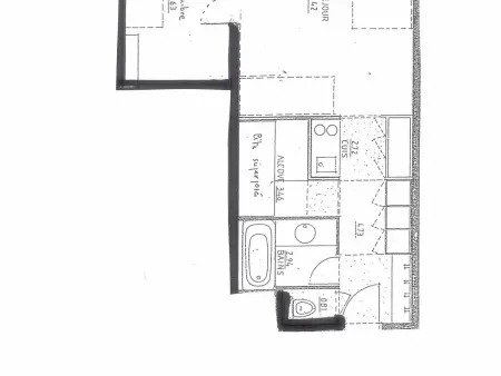 Appartement 2 pièces 6 pers. Arc 1600, balcon vallée : photo 16