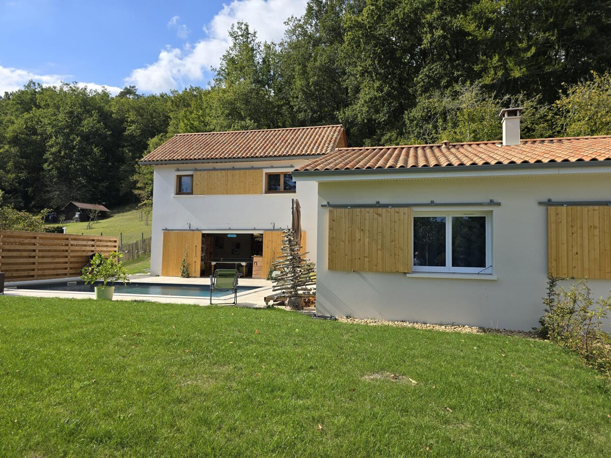 Gîte plain-pied 6 pers. piscine 8×4m et pool house à Château-l'Évêque - Photo 1