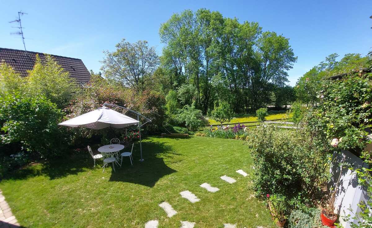 Appartement 42 m² à Berstett, jardin et baignoire balnéo - Photo 2